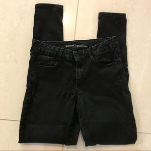 Old Navy Rockstar black denim jeans